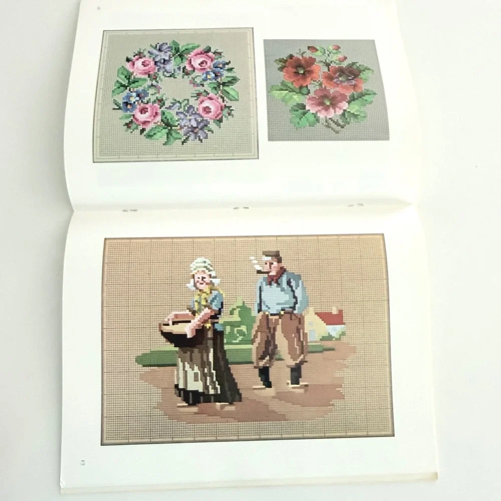 Vintage Anne Orr Full Color Charted Designs Cross Stitch Pattern‎ Book